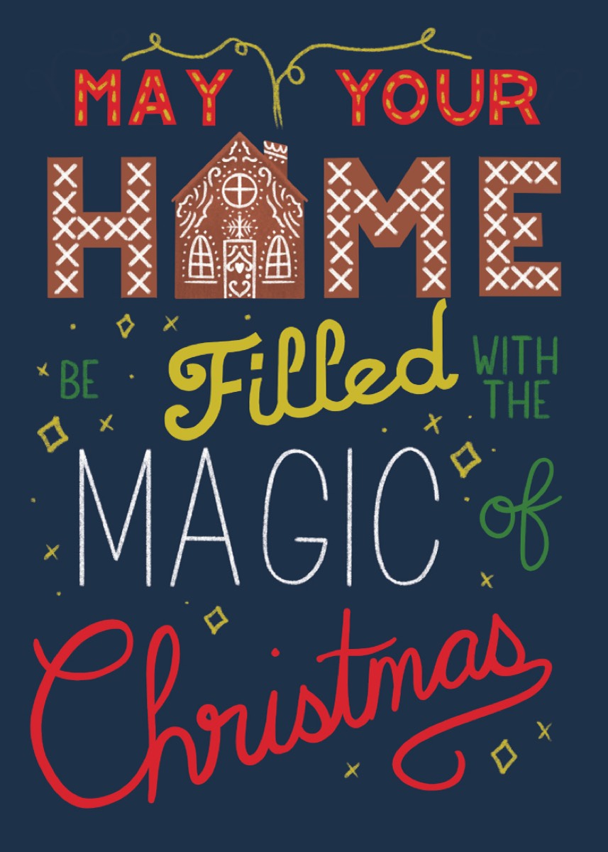 Christmas Card Gingerbread