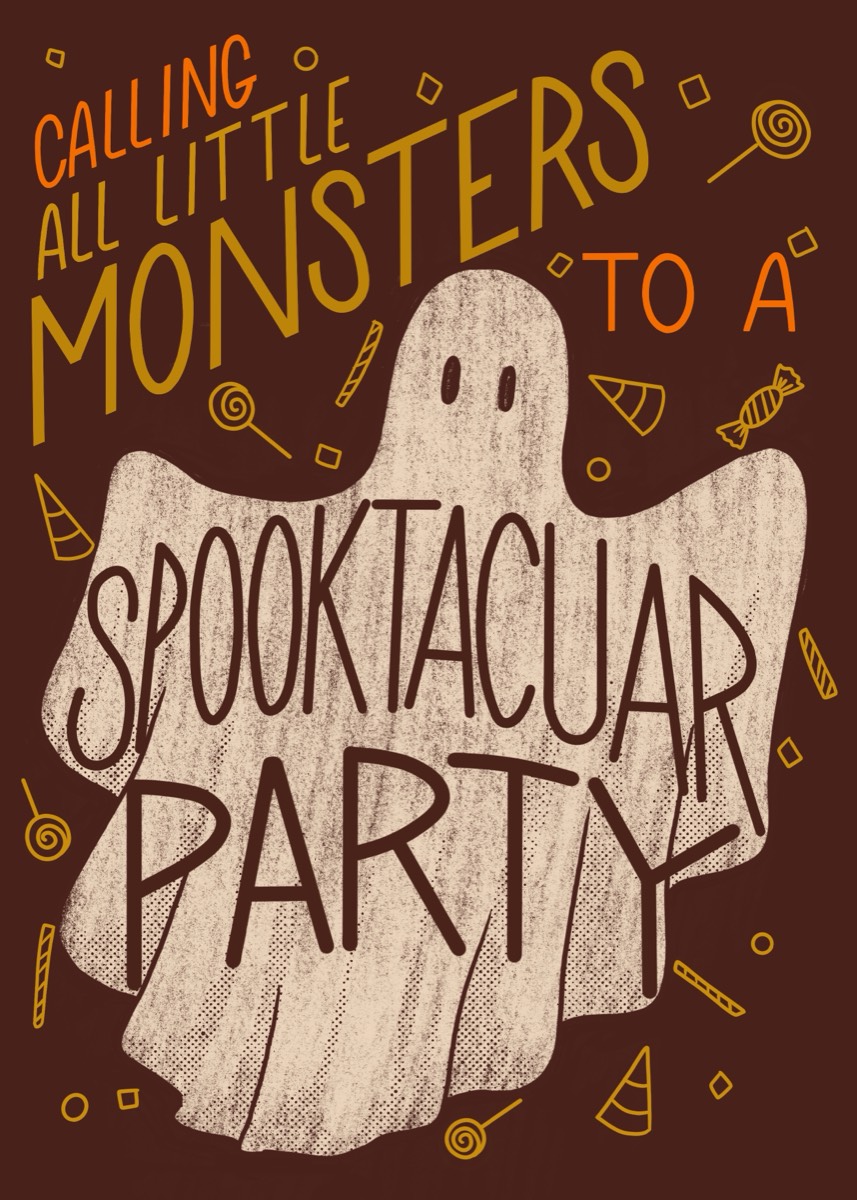 Halloween Invitation Card