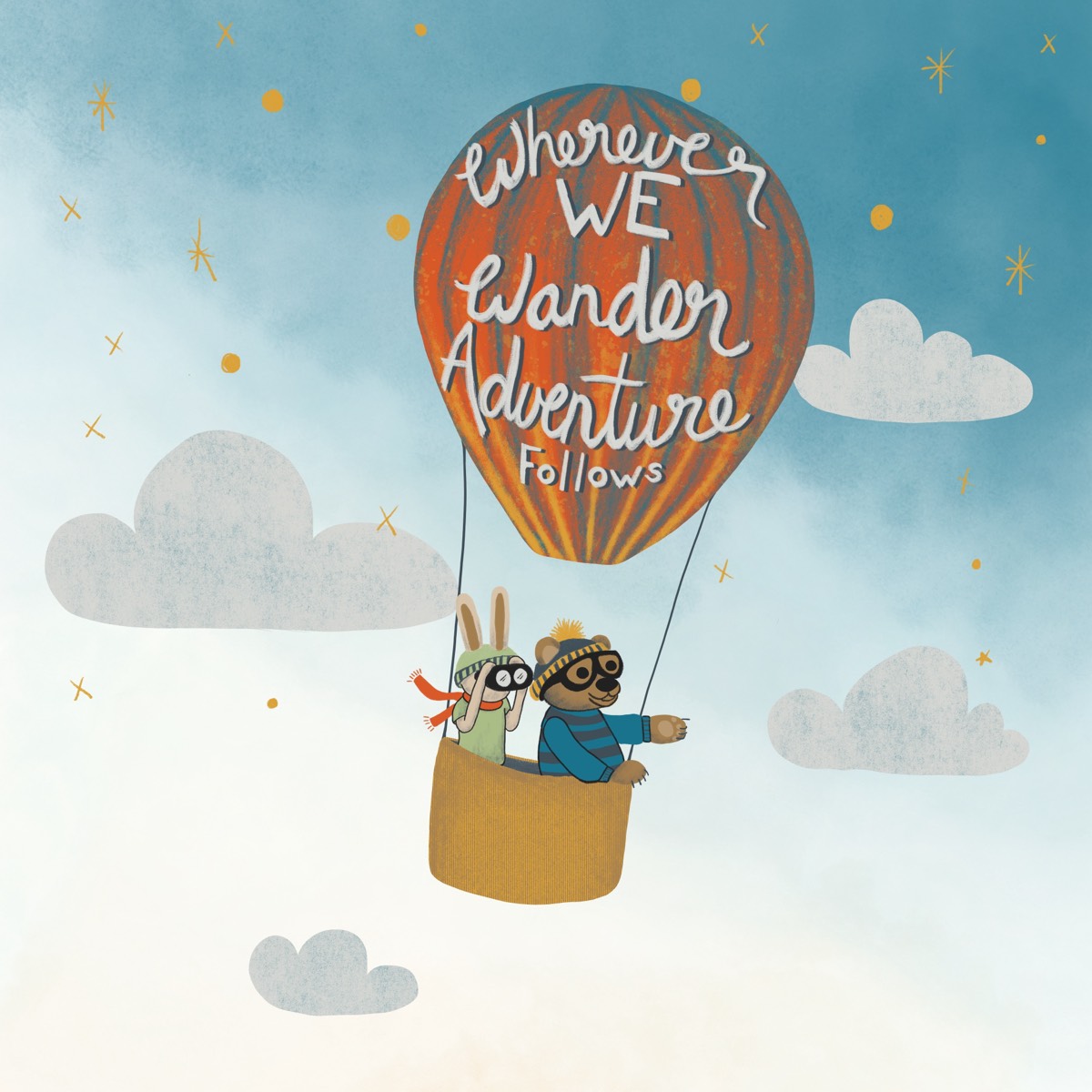 Airballoon Bunny Bear