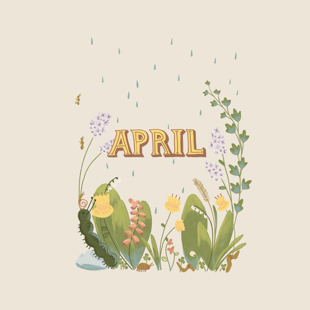 Month April Flowers
