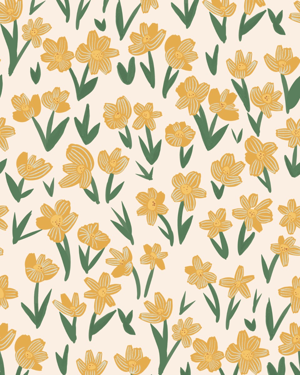 Yellow Flower pattern