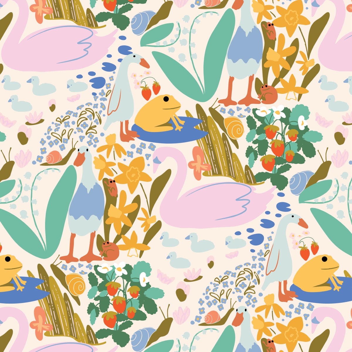 Pond Life pattern