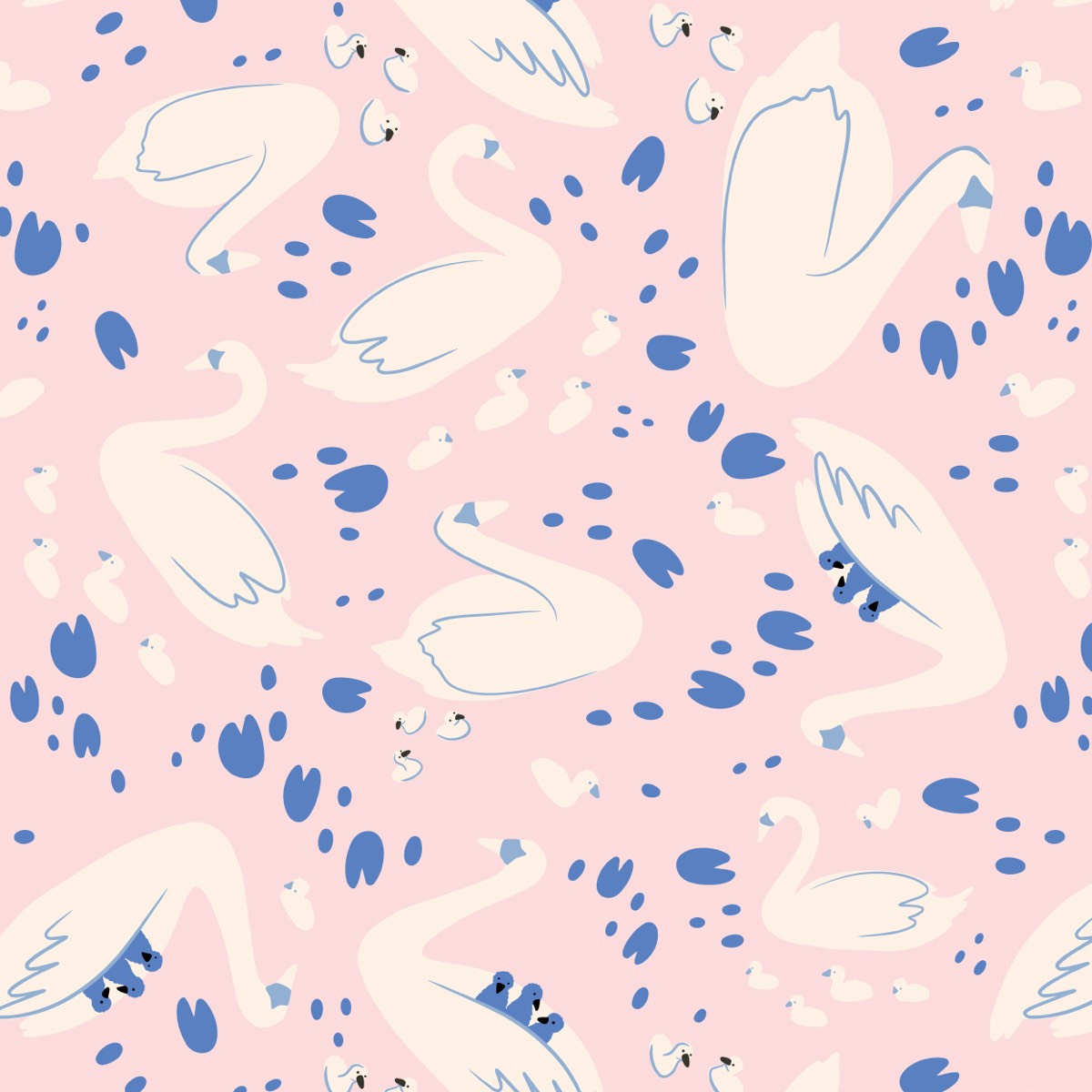 Swans pattern